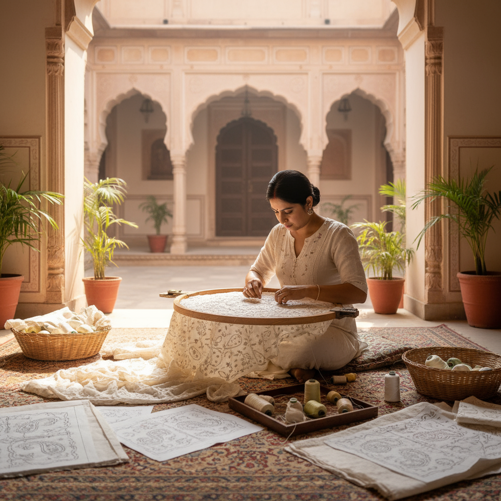 The Art of Chikankari: A Timeless Craft from Lucknow