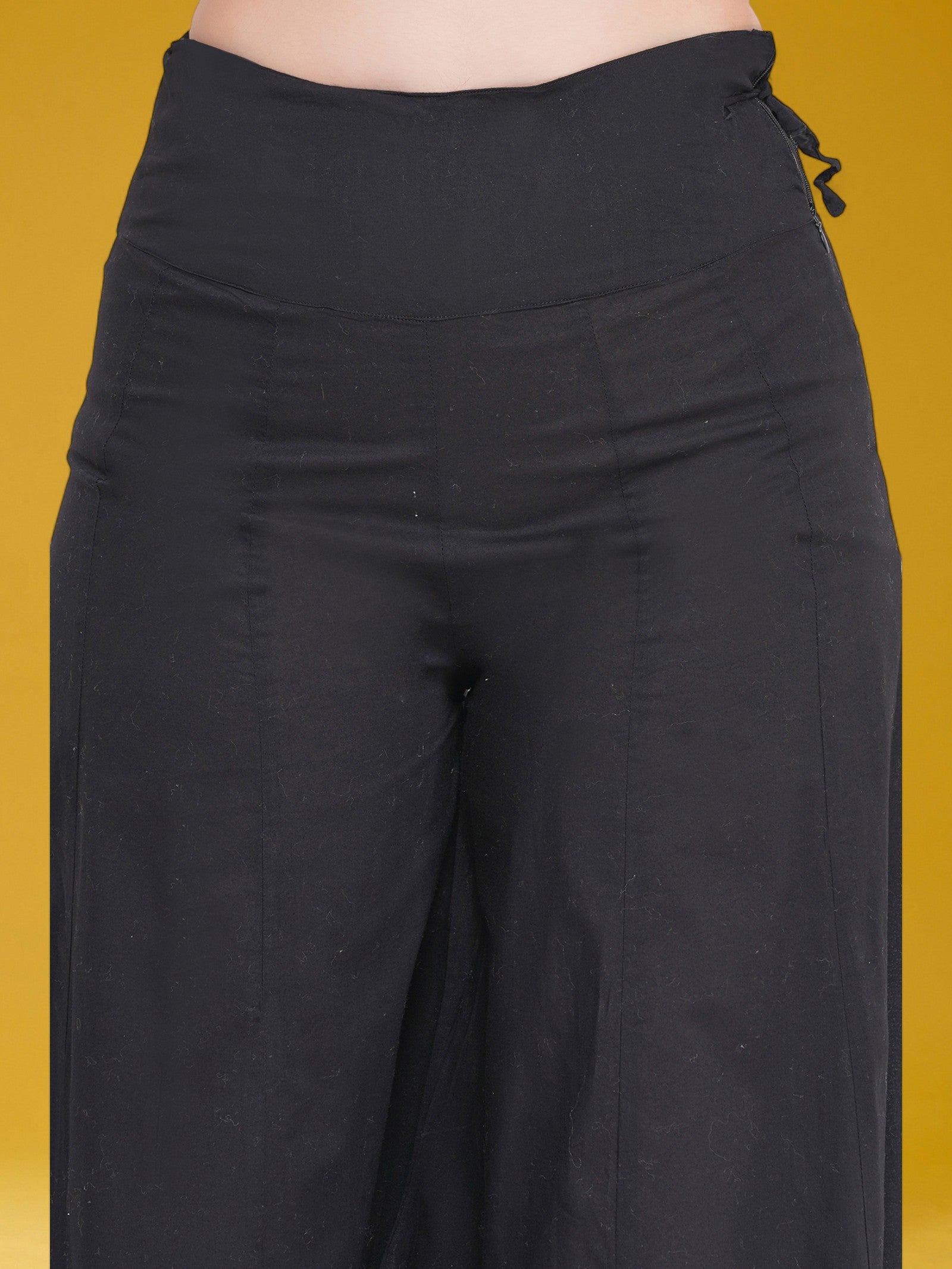 Women's Handcrafted  Chikankari Cotton Palazzo Pant